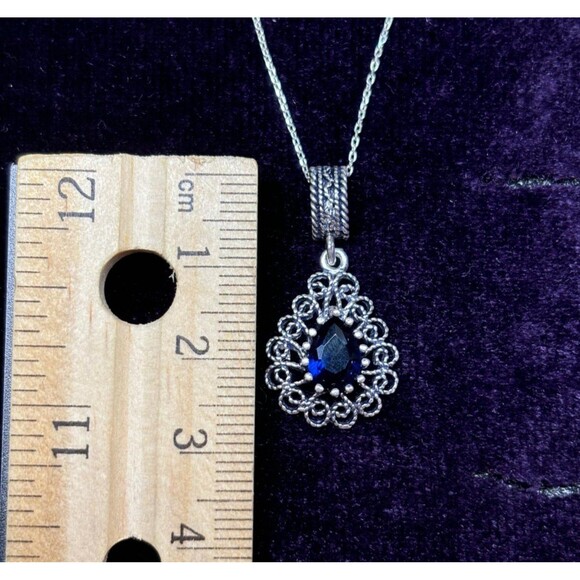 925 Sterling Silver Turkish Filigree Necklace for Women, NEW,HandmadeGift - Picture 2 of 6